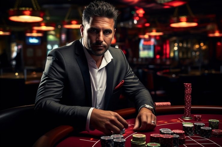 Baccarat table layout and betting options kkslots Red Tiger baccarat table with live dealer